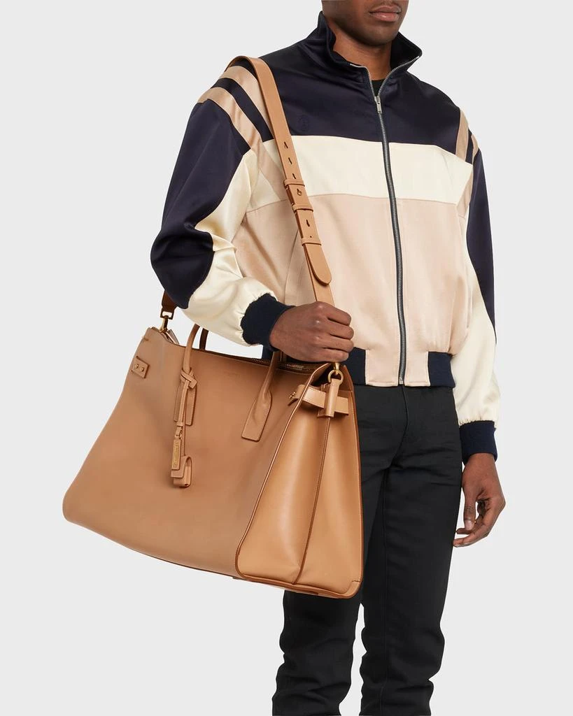 Yves Saint Laurent Sac De Jour Large Duffle Bag in Smooth Leather 4