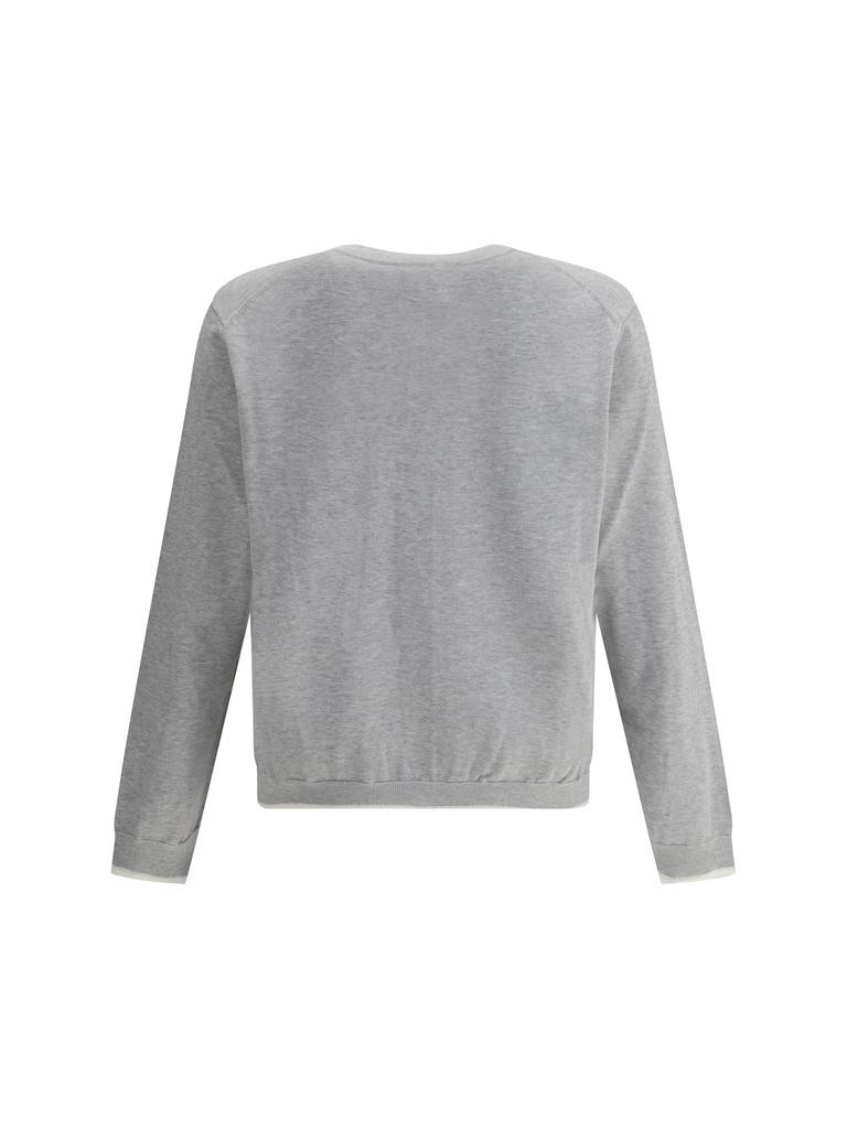 Maison Kitsune Logoed Cardigan