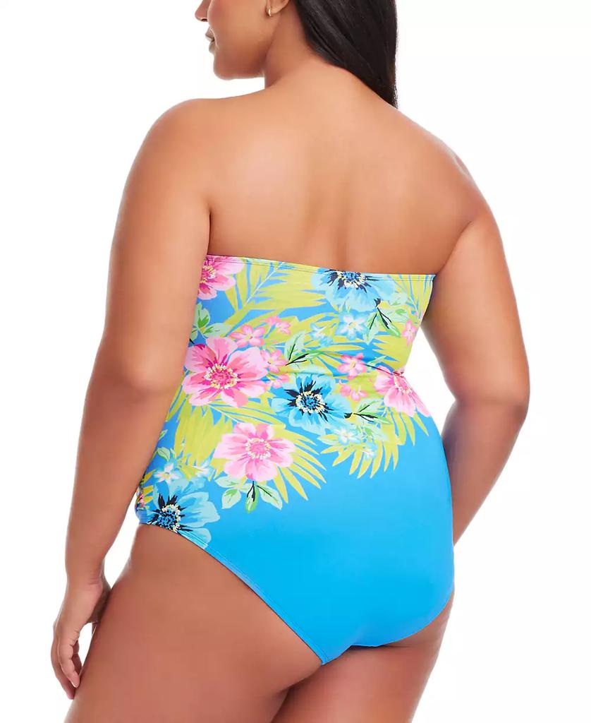 Bleu Rod Beattie Plus Size Lets Get Away Shirred Swimsuit