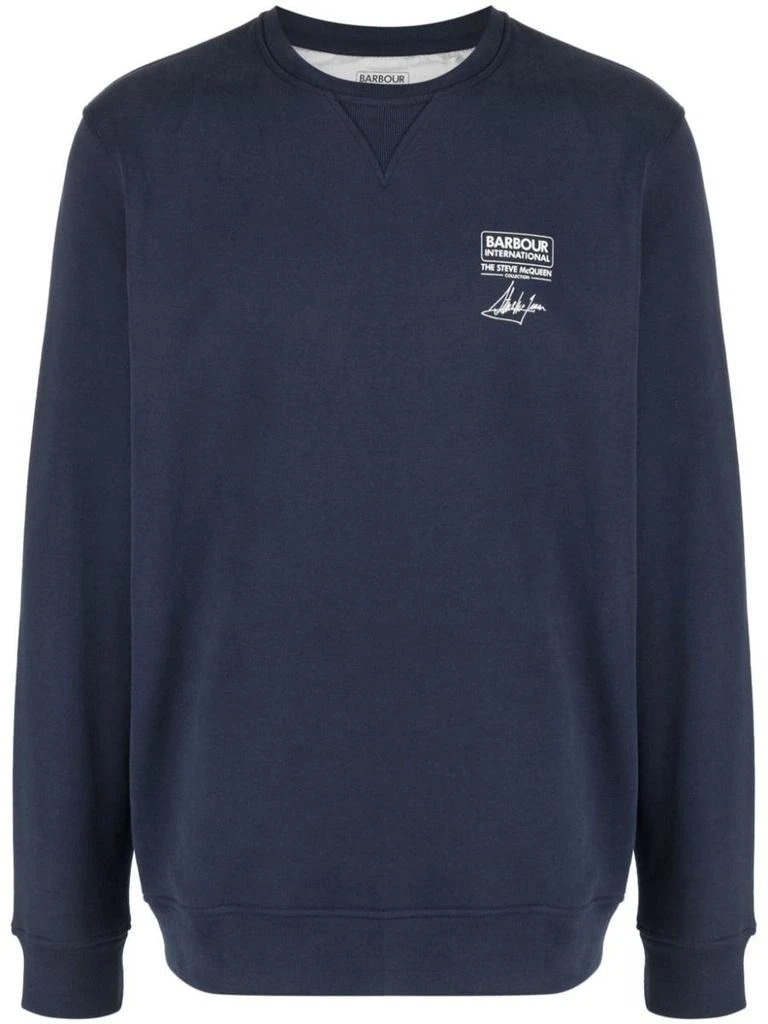 Barbour Barbour International Watch Logo Cotton Sweatshirt 1