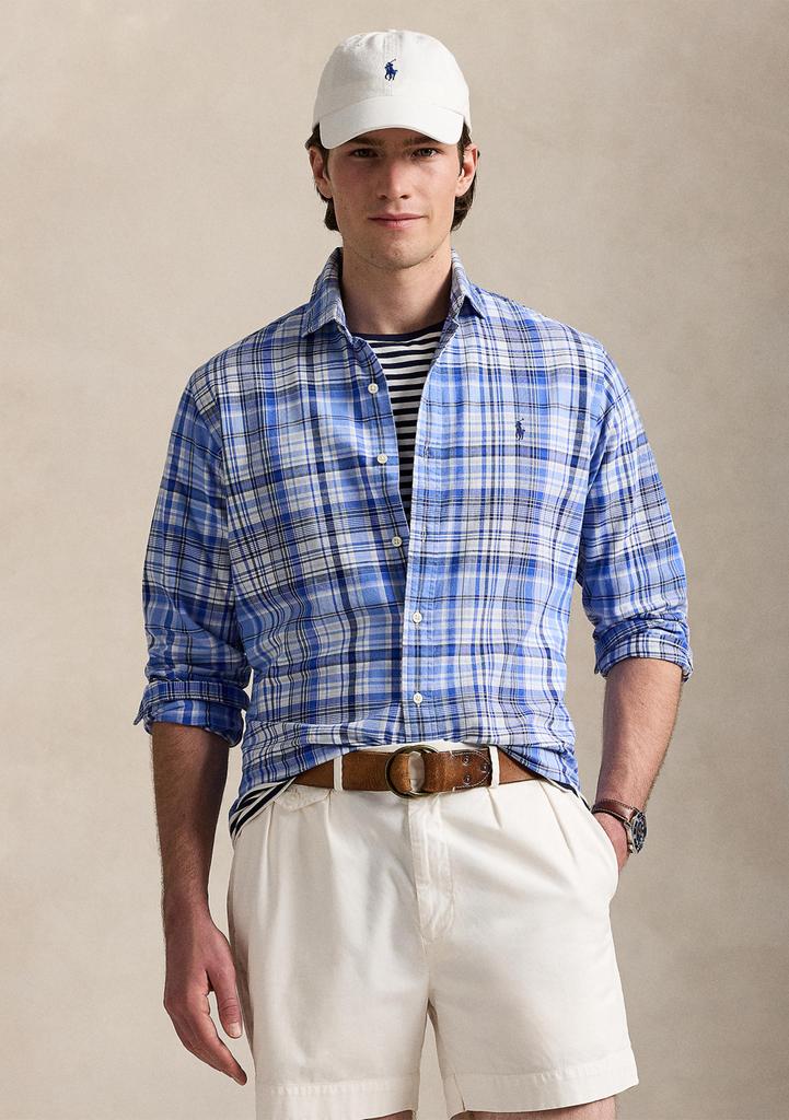 Ralph Lauren Classic Fit Plaid Oxford Shirt