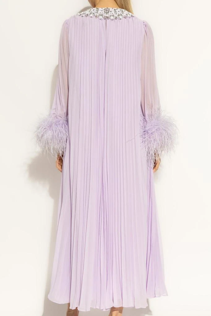 Self Portrait Self-Portrait Feather-Frim Chiffon Dress 3