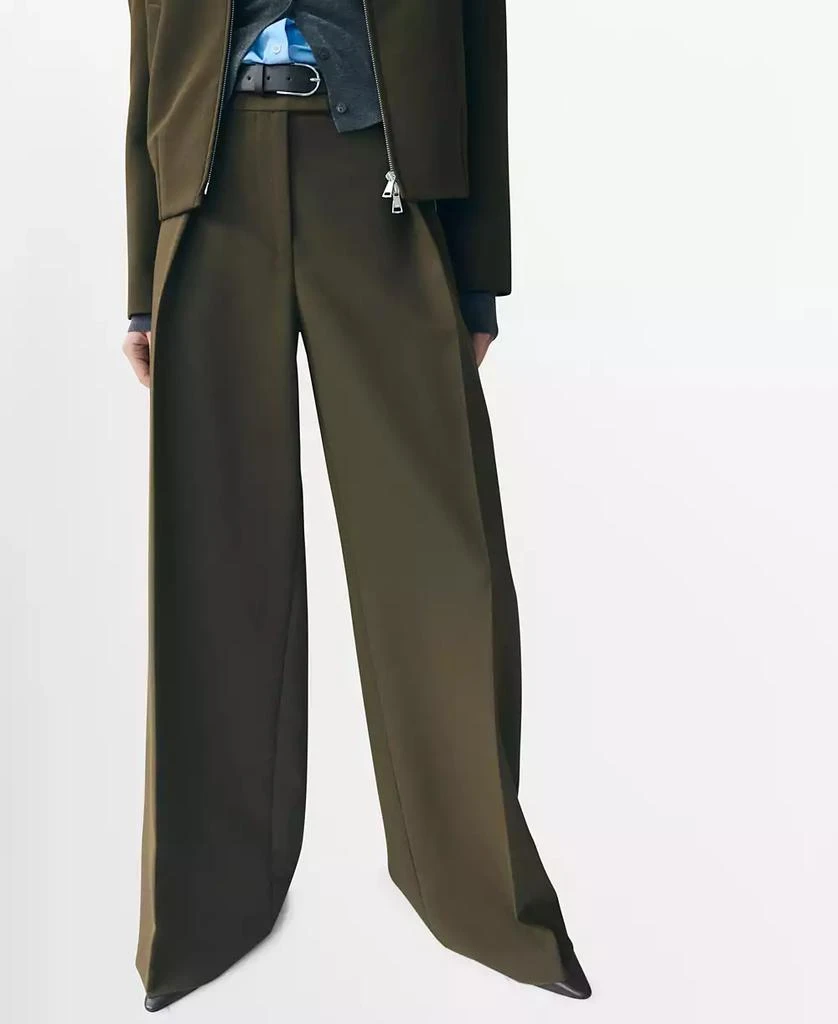 Mango Women
s Belt Straight-Fit Pants 4