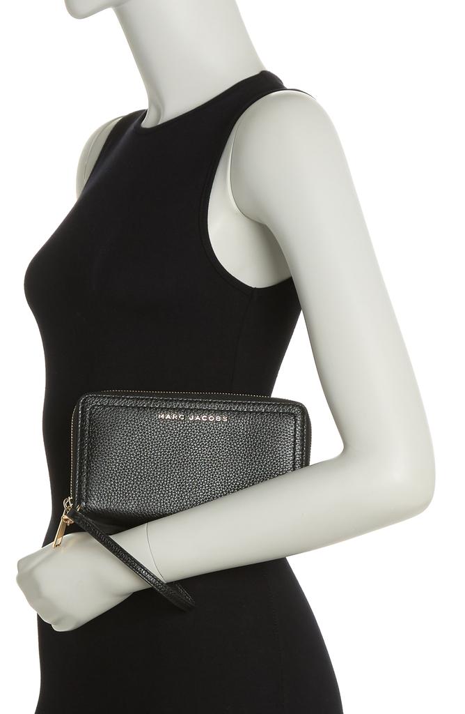 Marc Jacobs Leather Wristlet Continental Wallet