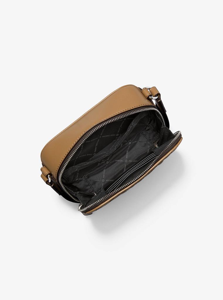 Michael Kors Hudson Logo Embossed Crossbody Bag