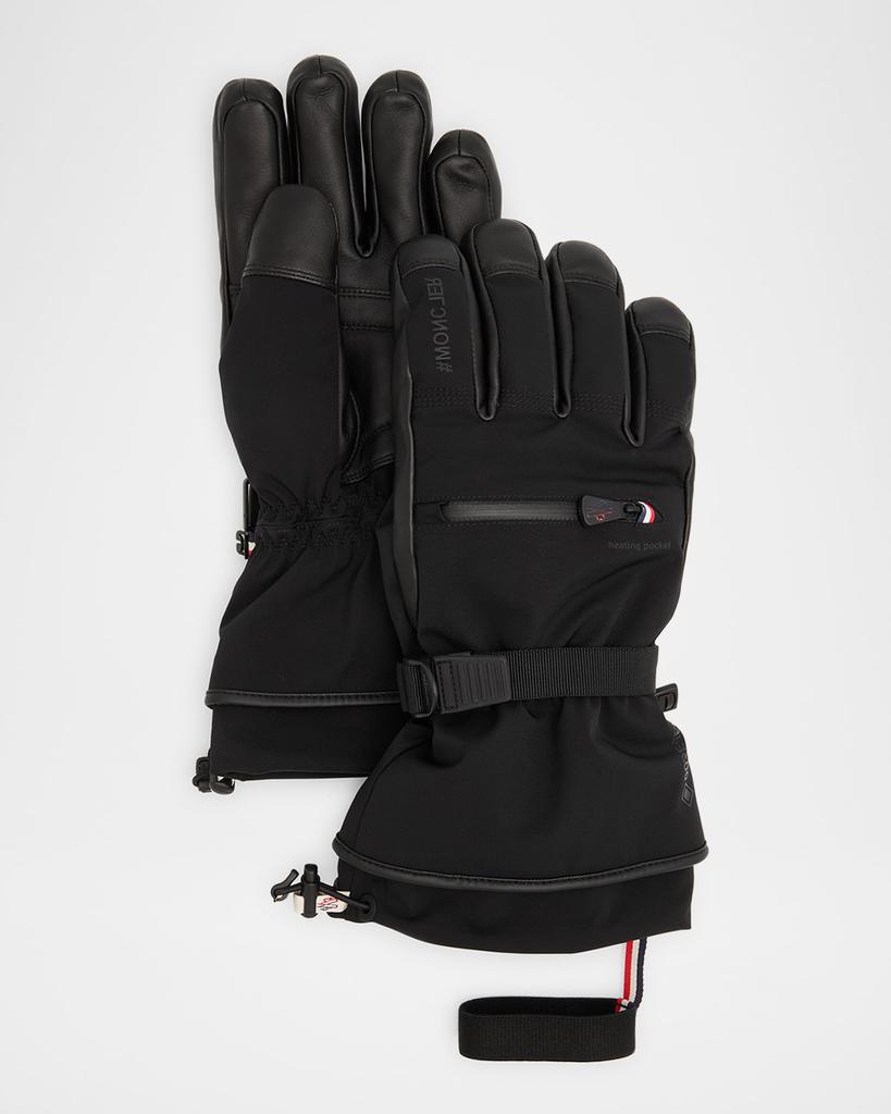 Moncler Men
s Padded Contrast Ski Gloves