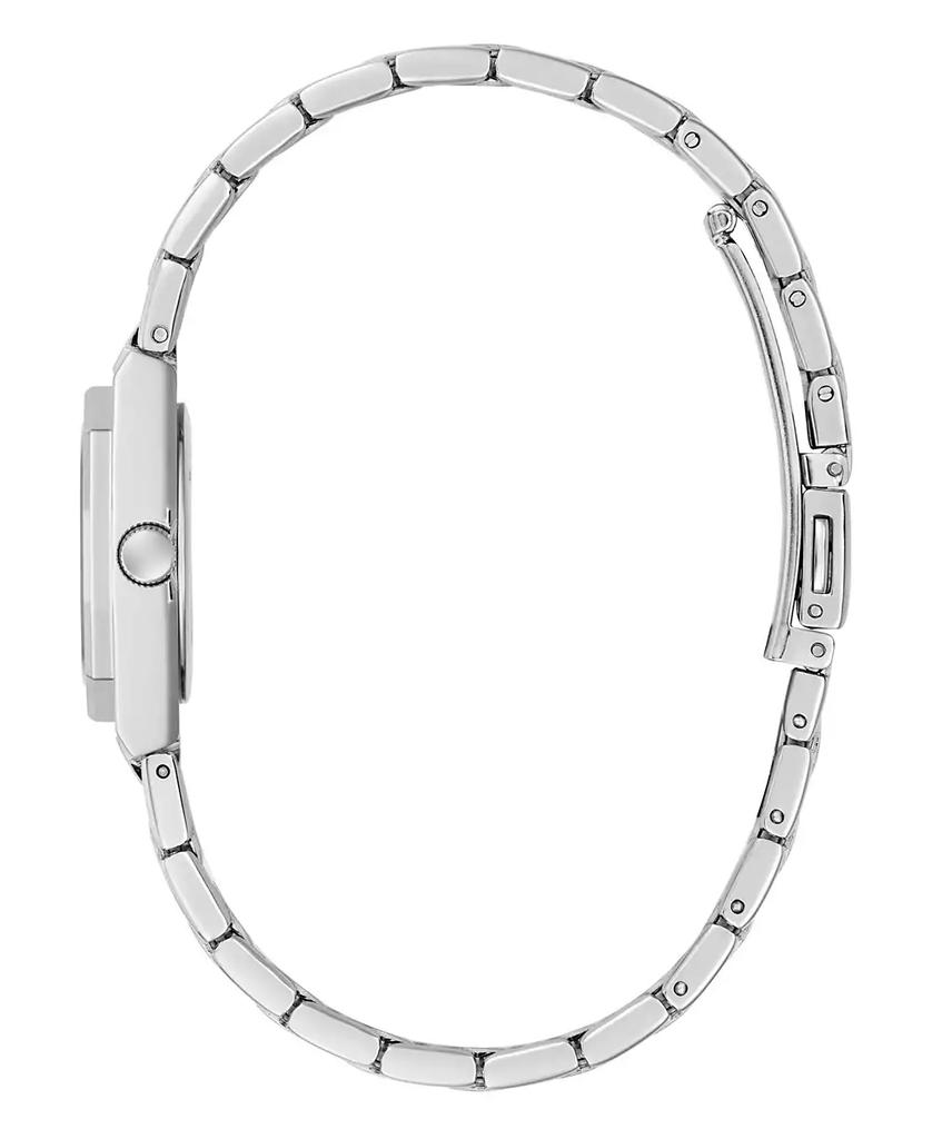GUESS Women's Silver Tone Analog Watch, 25mm