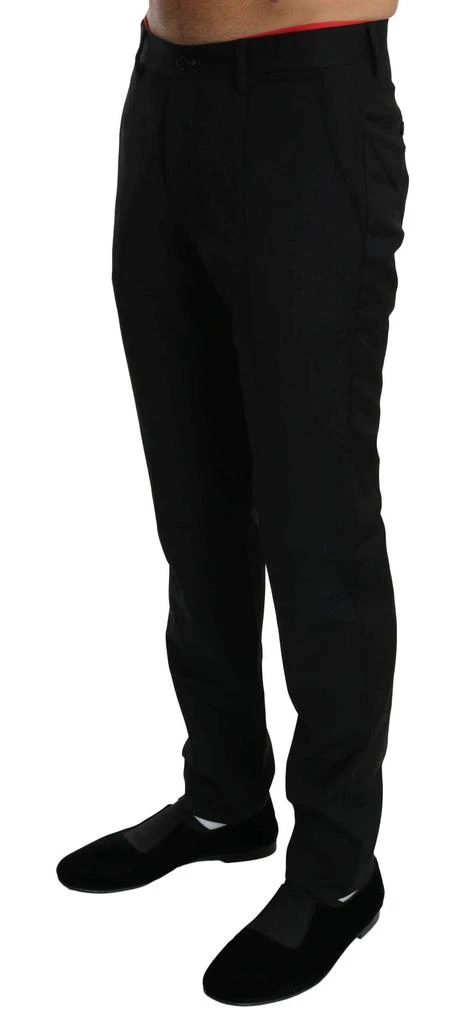 Dolce & Gabbana Dolce & Gabbana  Black Dress Formal Trouser Mens Wool Pants 2