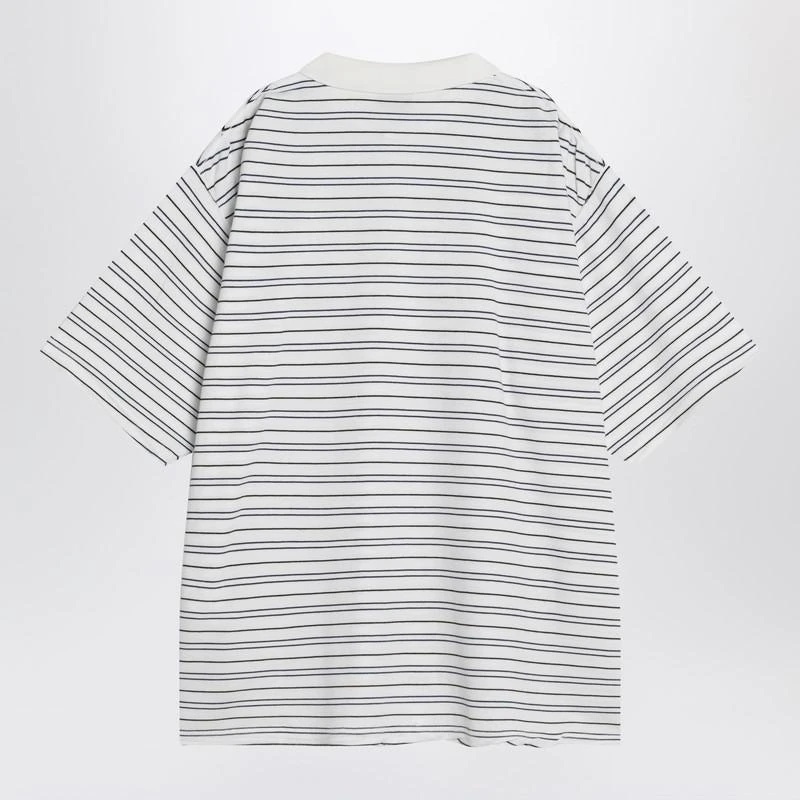 Balenciaga Balenciaga Laurel Classic Polo Shirt White/Blue/Black Regular Fit 2