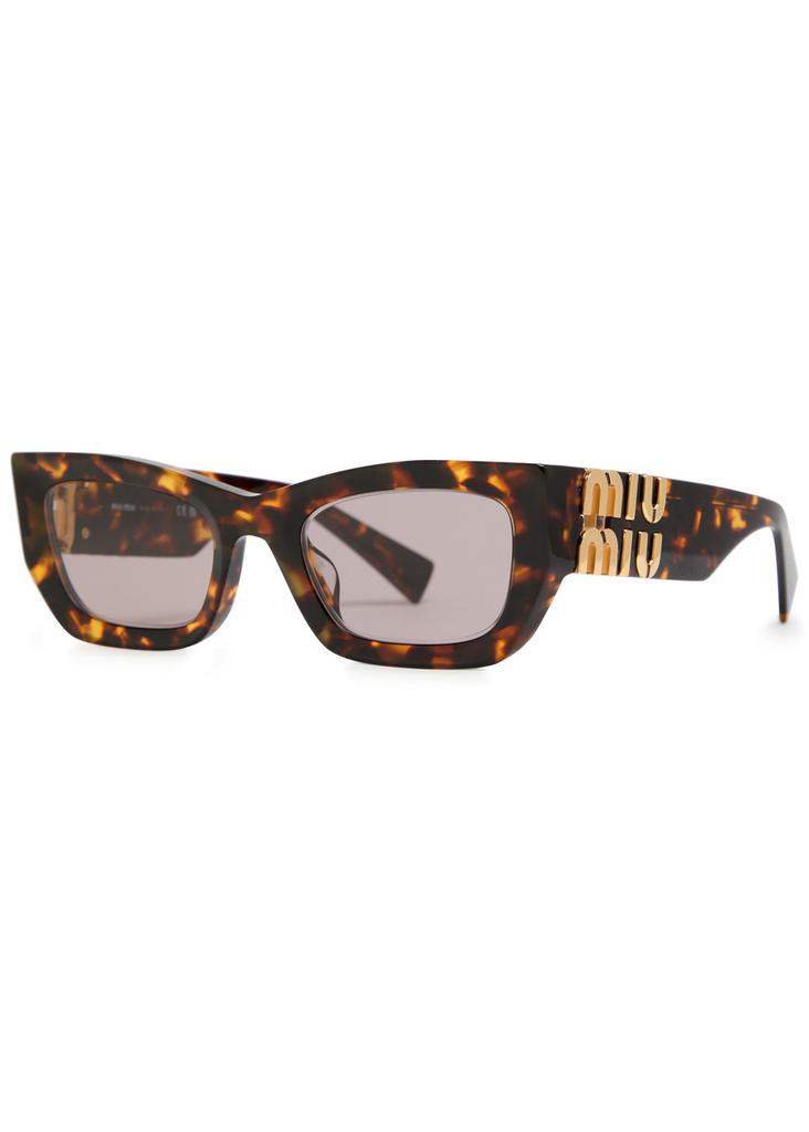 Miu Miu Glimpse cat-eye sunglasses - Sunglasses - Compare