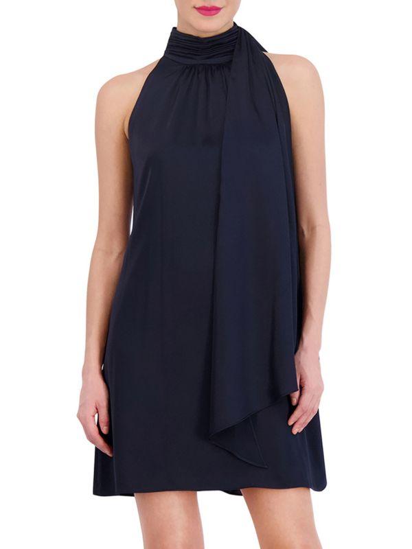 Vince Camuto Draped Ruched Cocktail Dress