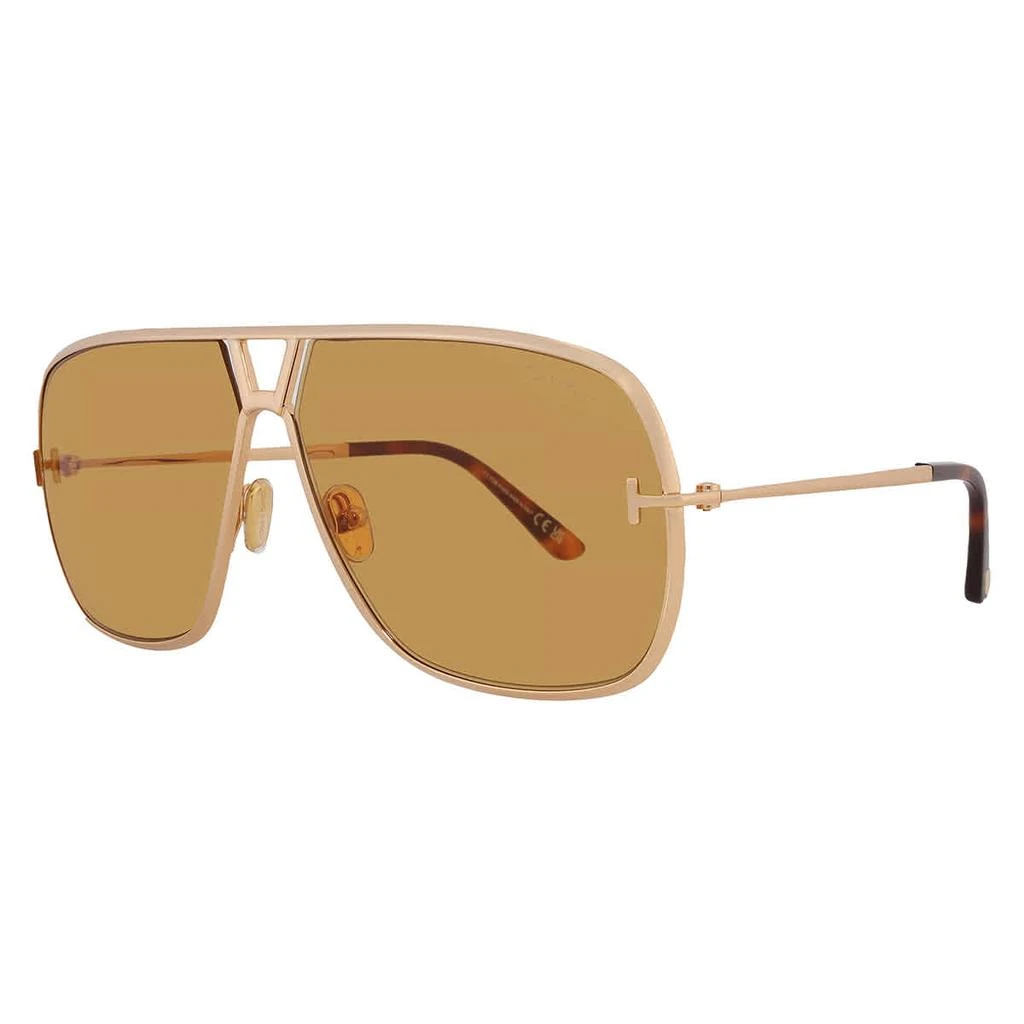 Tom Ford Stavros Amber Navigator Men's Sunglasses FT1204 30E 63 2