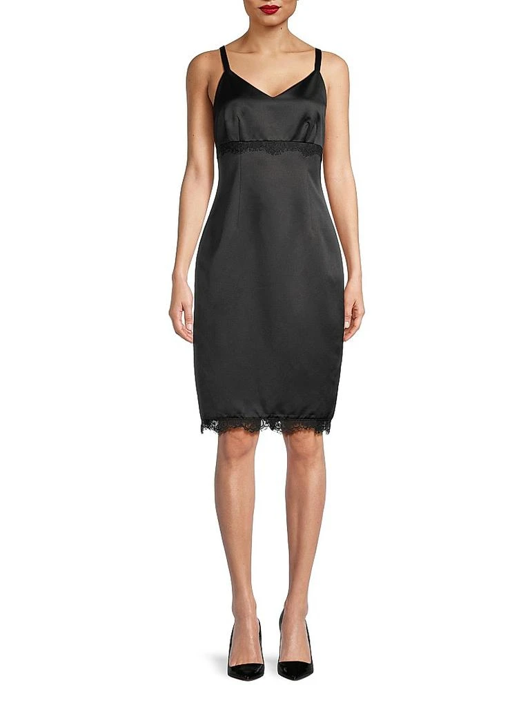 Donna Karan Womens Slip Dress Spaghetti Strap, Women's, Size: 4, Black Donna Karan Womens Slip Dress Spaghetti Strap, Women's, Size: 4, Black