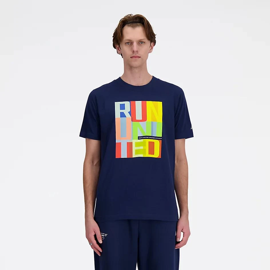 New Balance United Airlines NYC Half Graphic T-Shirt 1