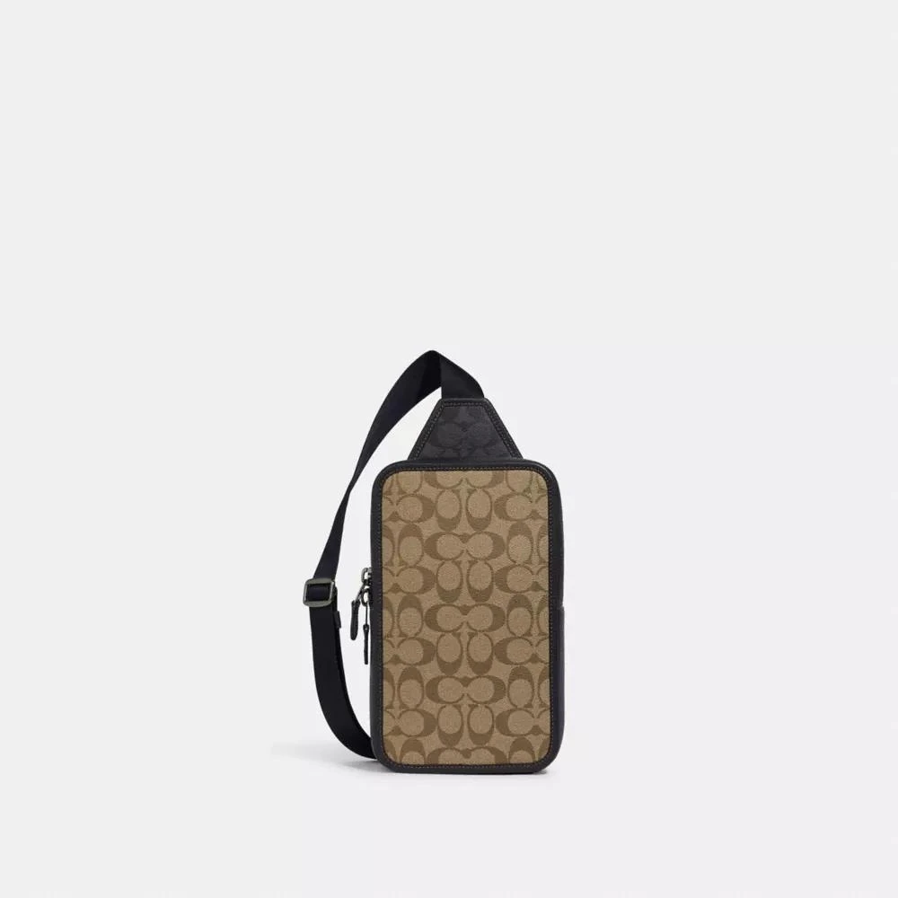 Coach Sullivan Pack In Blocked Signature Canvas 1