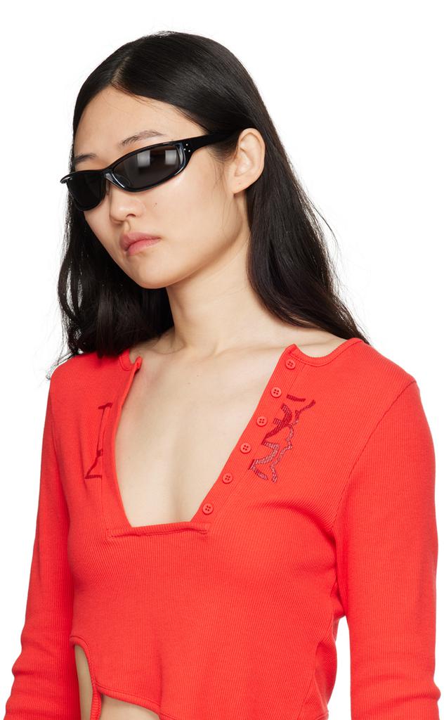 ☆bonnie clyde PICCOLO☆ Black Piccolo Sunglasses – On Sale Now with Up to 37% Off