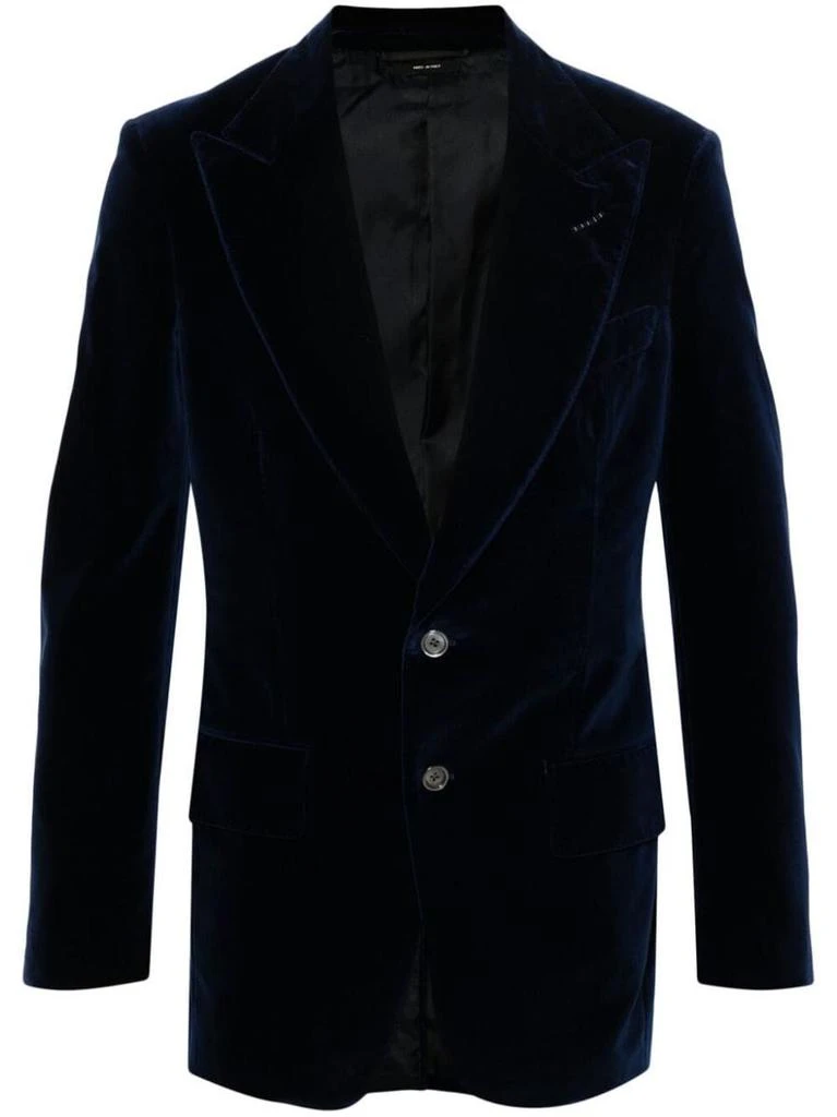 Tom Ford Tom Ford Compact Light Velvet Atticus Jacket Clothing 1