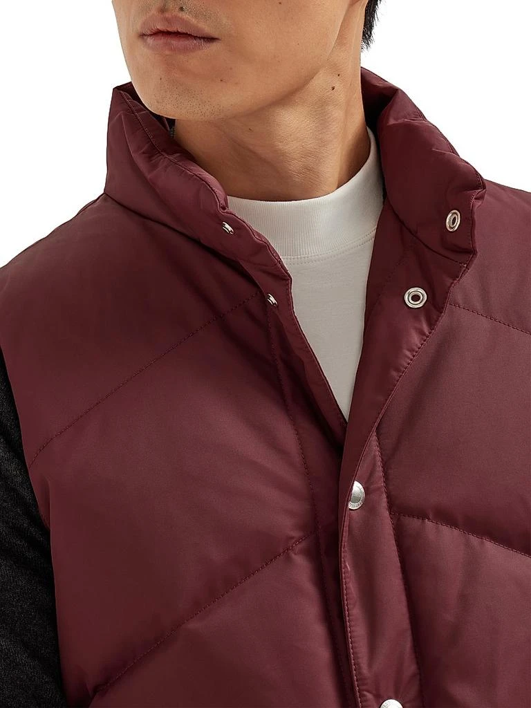 Brunello Cucinelli Techno Satin Down Vest 4