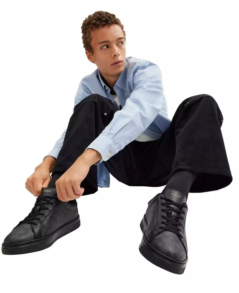 Coach Men's High Line Signature Canvas Sneaker 2