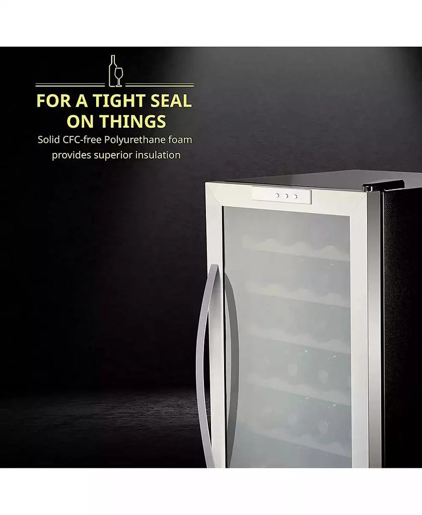 Schmécké Schmecke Wine Fridge, 24 Bottle Wine Cooler, freestanding 3