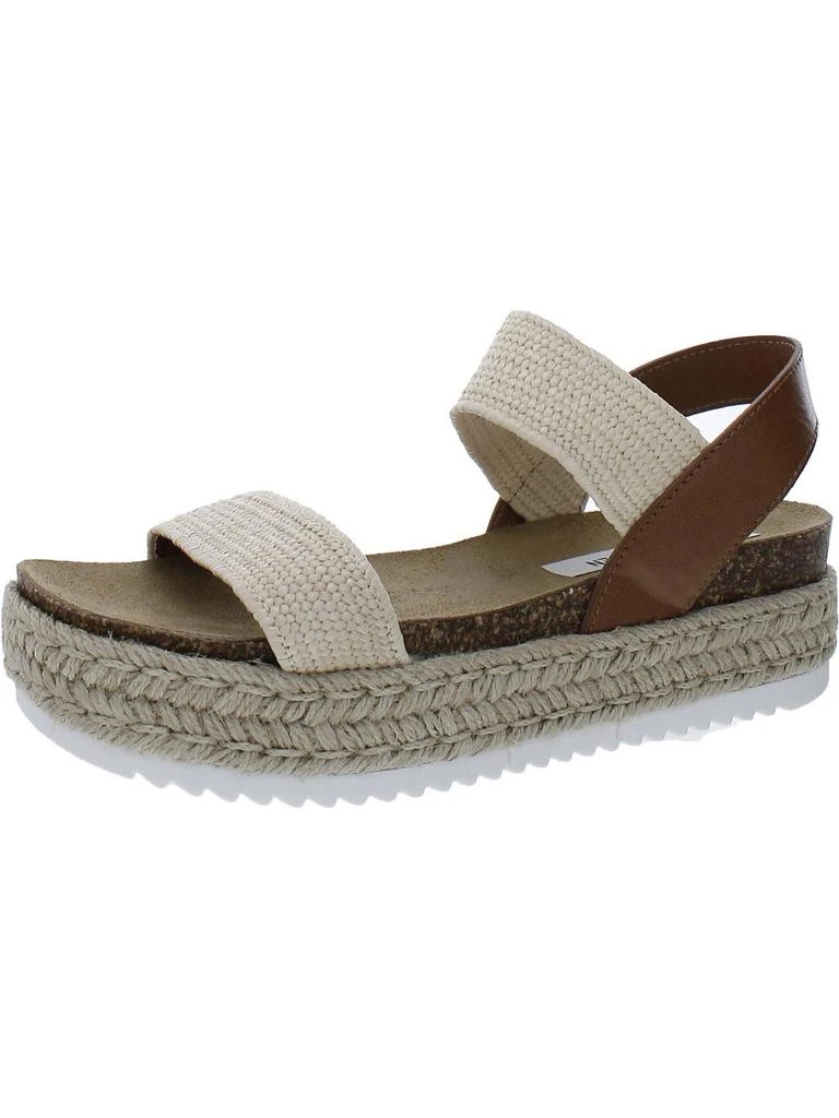 Steve Madden Jaklin Womens Slip-On Platform Espadrilles 6