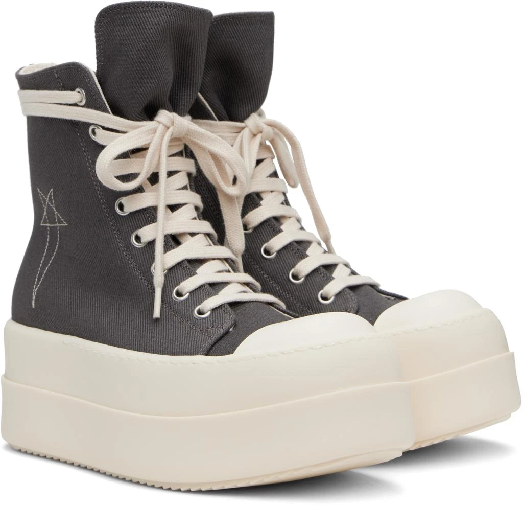 Rick Owens Gray Hollywood Double Bumper Sneaks Sneakers 4
