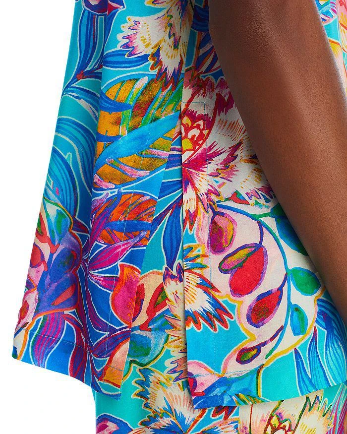 Johnny Was Helena Camp Shirt Swim Cover-Up 5