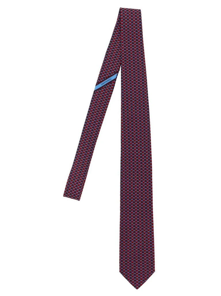 Salvatore Ferragamo Salvatore Ferragamo 'Gancini' Print Tie 1