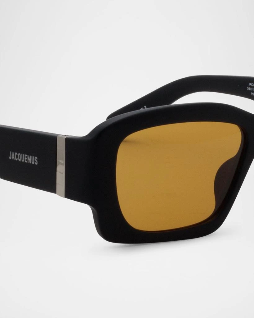 Jacquemus Croisière Rectangle Acetate Sunglasses 3