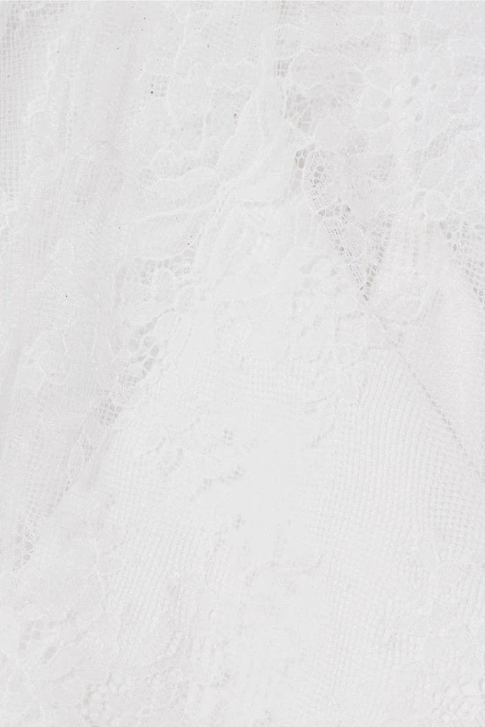 CUSHNIE Cropped lace jumpsuit 4