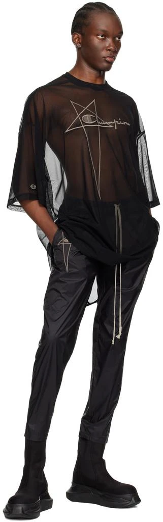 Rick Owens Black Champion Edition Sweatpants 4