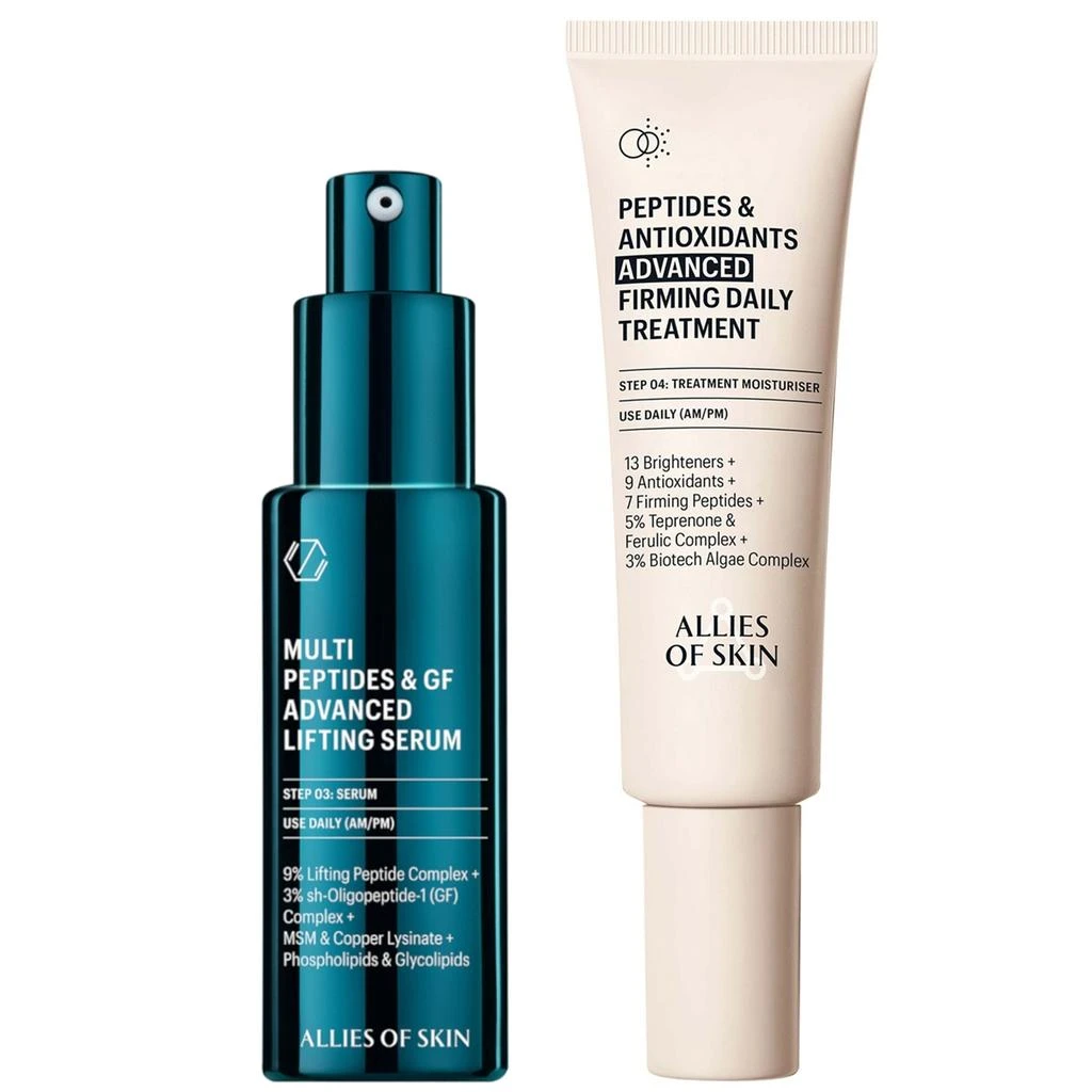 Allies of Skin Allies of Skin Advanced Growth Factor Lifting Serum & Moisturizer Duo 1