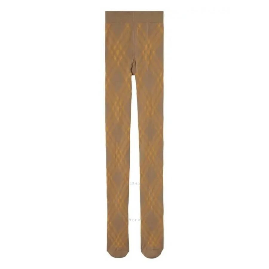 Burberry Wool-Blend Tights With Check Pattern 1