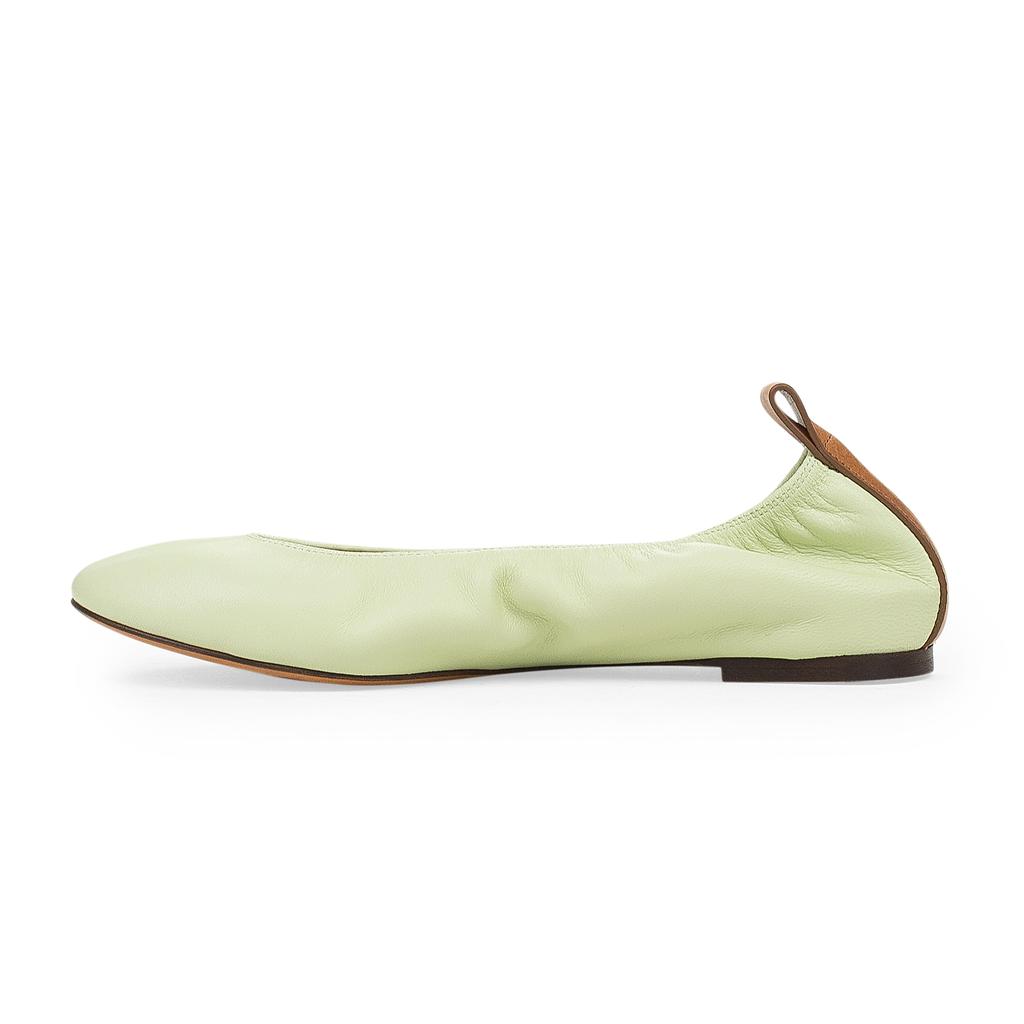 Lanvin PISTACHIO BALLERINA FLATS