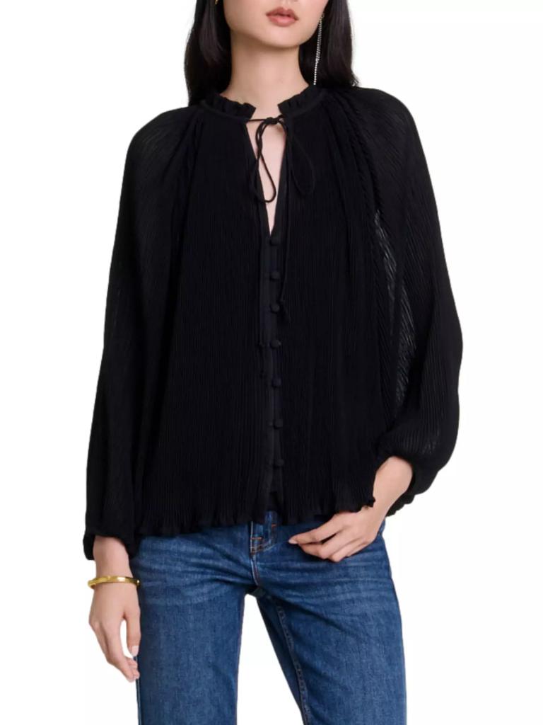 Maje Pleated Shirt