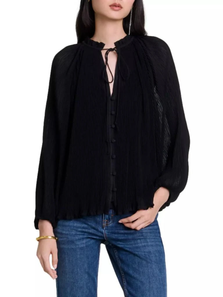 Maje Pleated Shirt 2