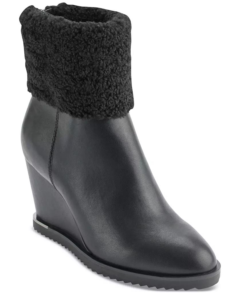 DKNY Women's Powell Wedge Booties