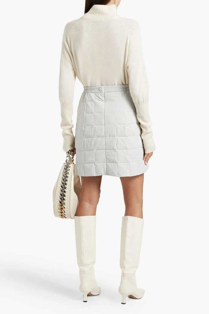 IENKI IENKI Quilted textured-shell mini skirt 3