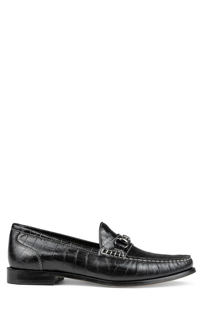 Donald Pliner Croc Embossed Bit Loafer 4