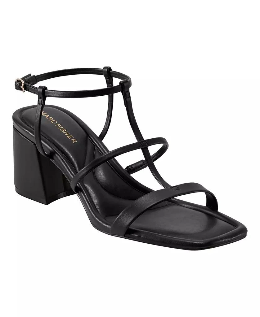 Marc Fisher Women's Gellyn Caged Block Heel Sandals 1