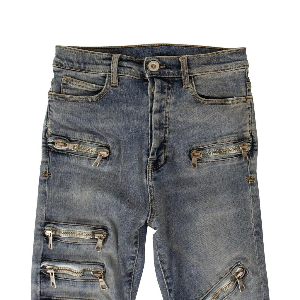 Unravel Project Moonwash Multi-Zip Jeans - Denim 2