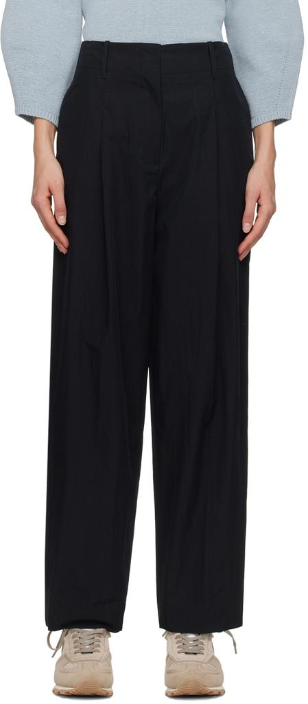 Nothing Written Navy Mailo Trousers