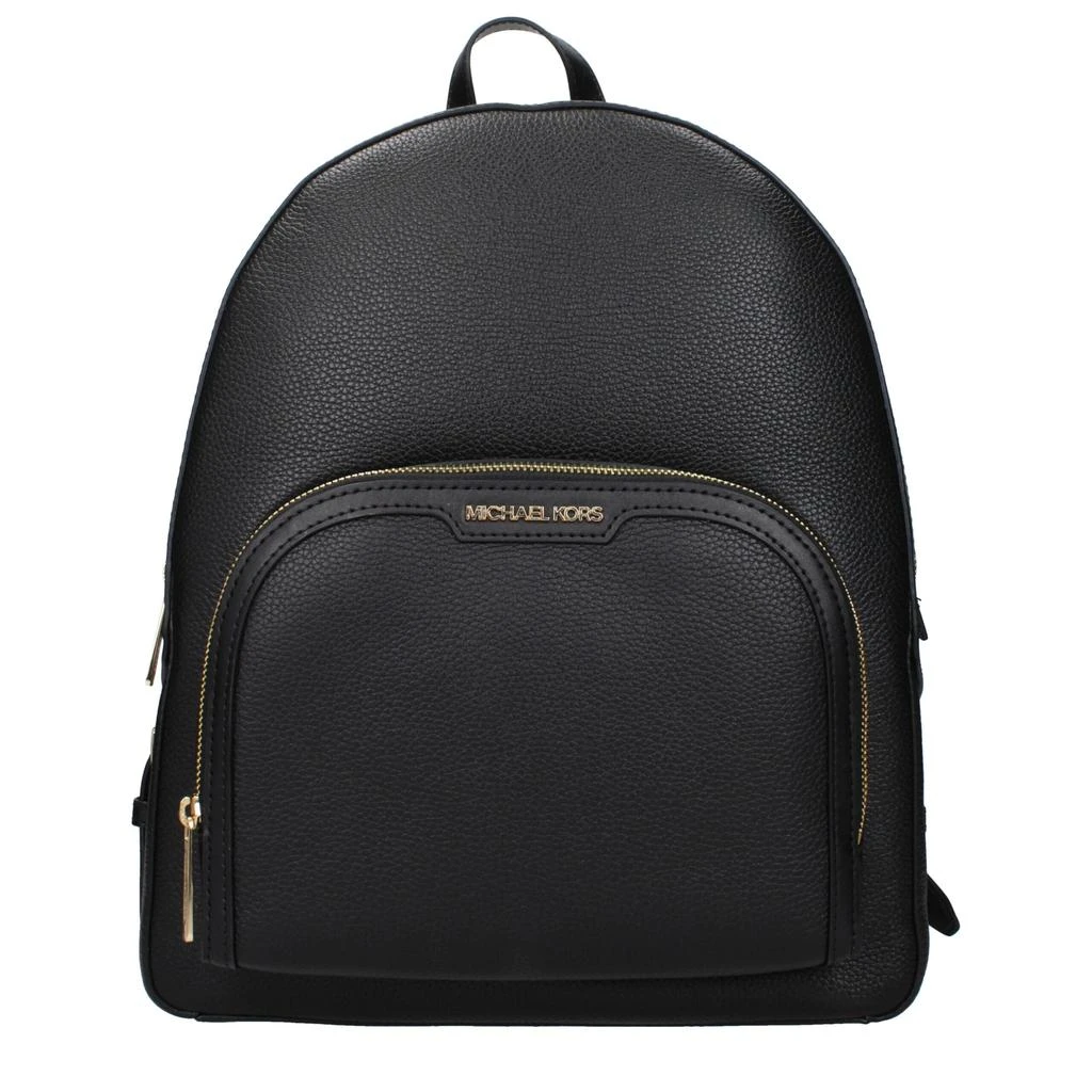 Michael Kors Michael Kors Black Leather Backpack 1
