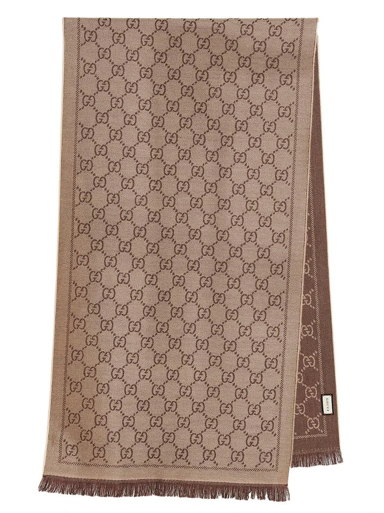 Gucci Gucci GG Supreme Jacquard Scarf 1