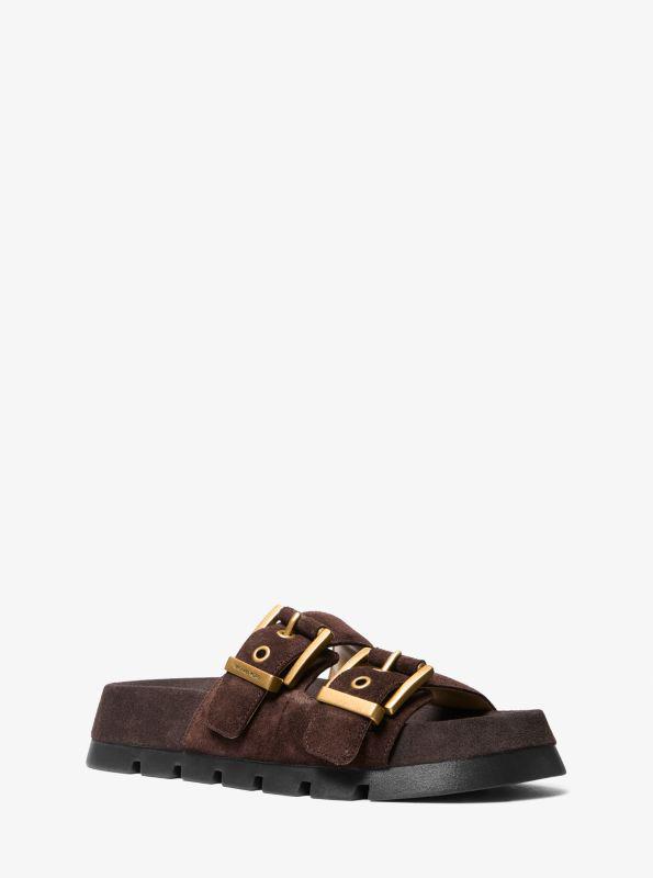 michael_kors Colby Suede Flat Sandal