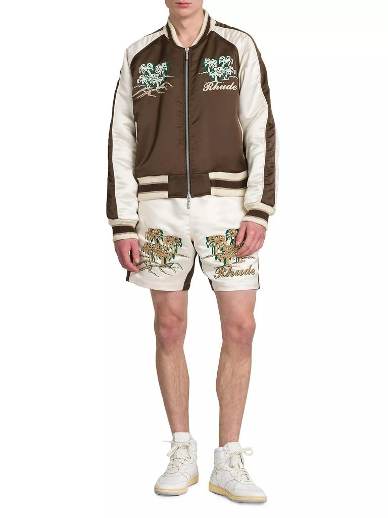 Rhude Crepe Satin Souvenir Jacket 2