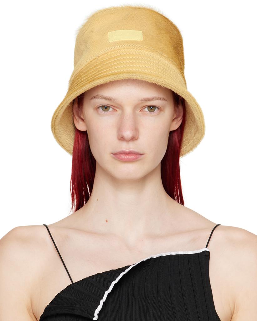 JACQUEMUS Beige Les Sculptures 'Le bob Sperone' Bucket Hat