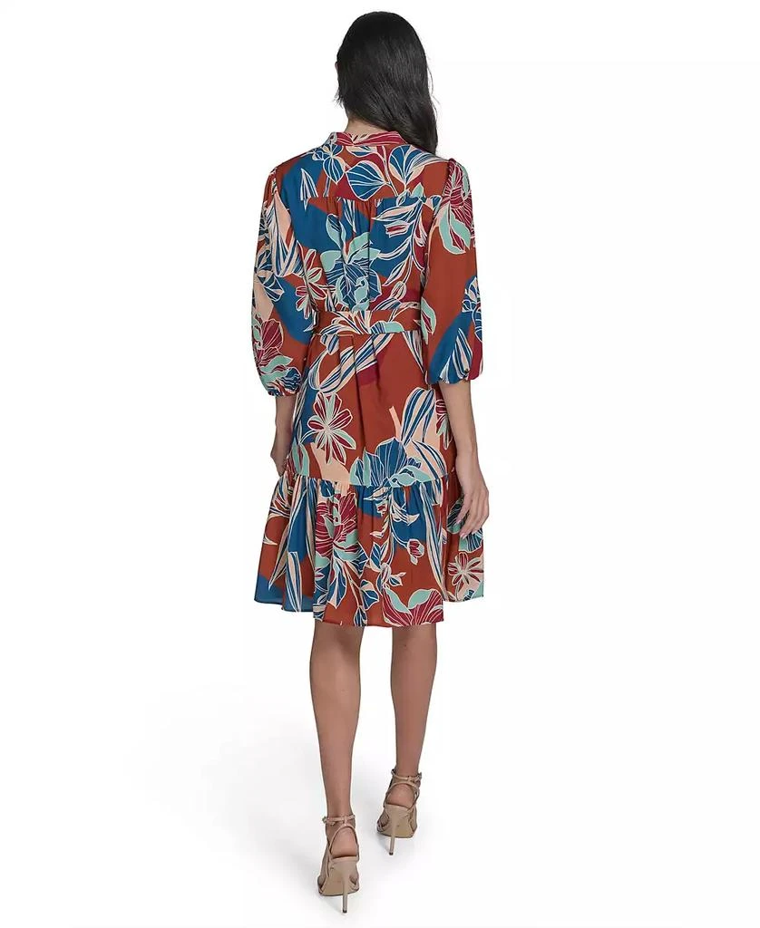 Jessica Howard Women's 3/4-Sleeve A-Line Dress 2
