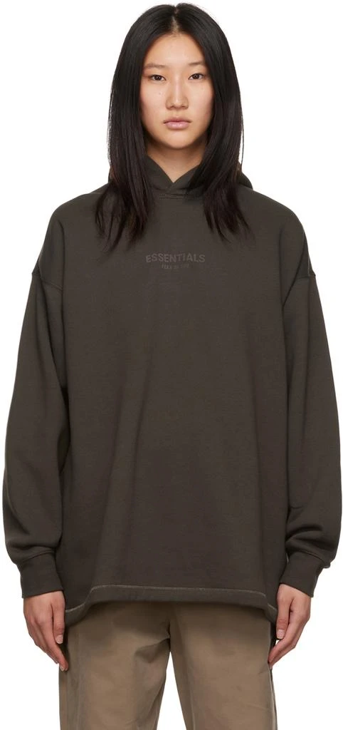 Fear of God ESSENTIALS Gray Relaxed Hoodie 1
