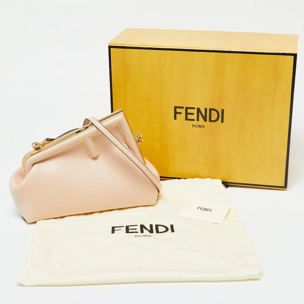 Fendi Fendi Pink Leather Fendi First Clutch 11